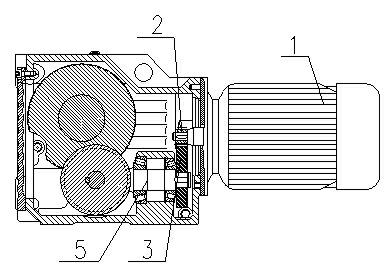 Novel helical gear-worm gear speed reducer