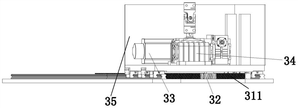 Automatic bent pipe discharging device