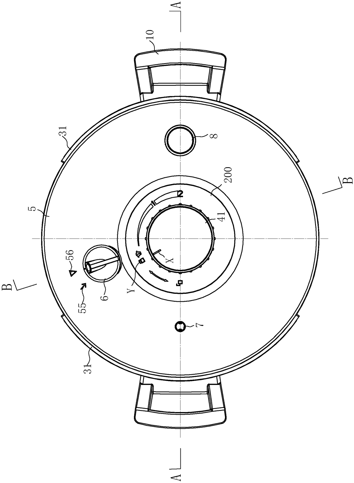 Clamp type pressure cooker