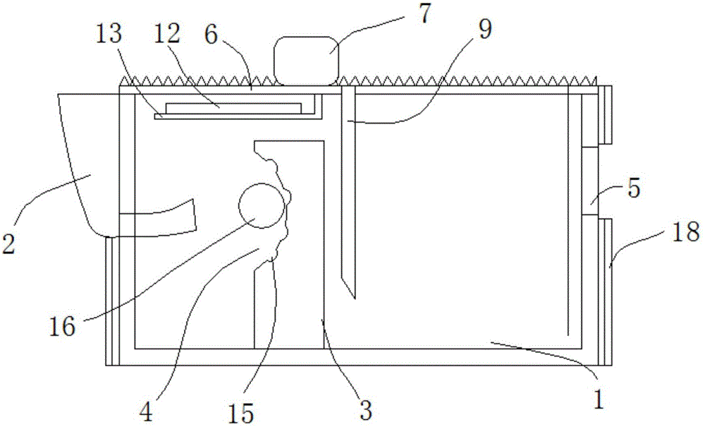 Heat-insulation slag-filtering groove