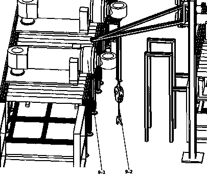 Automated assembly line of horizontal type hydraulic oil cylinder