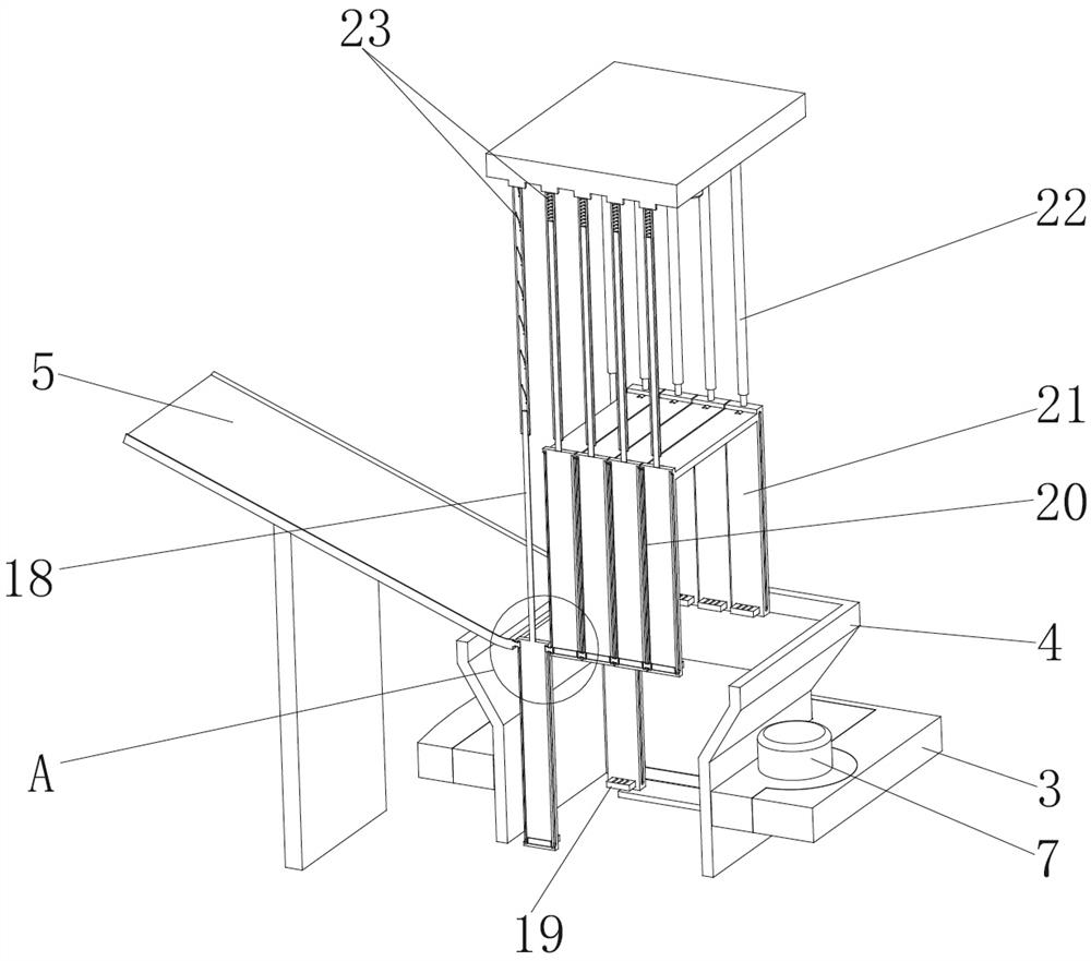 A ruler body sorting device for level ruler production