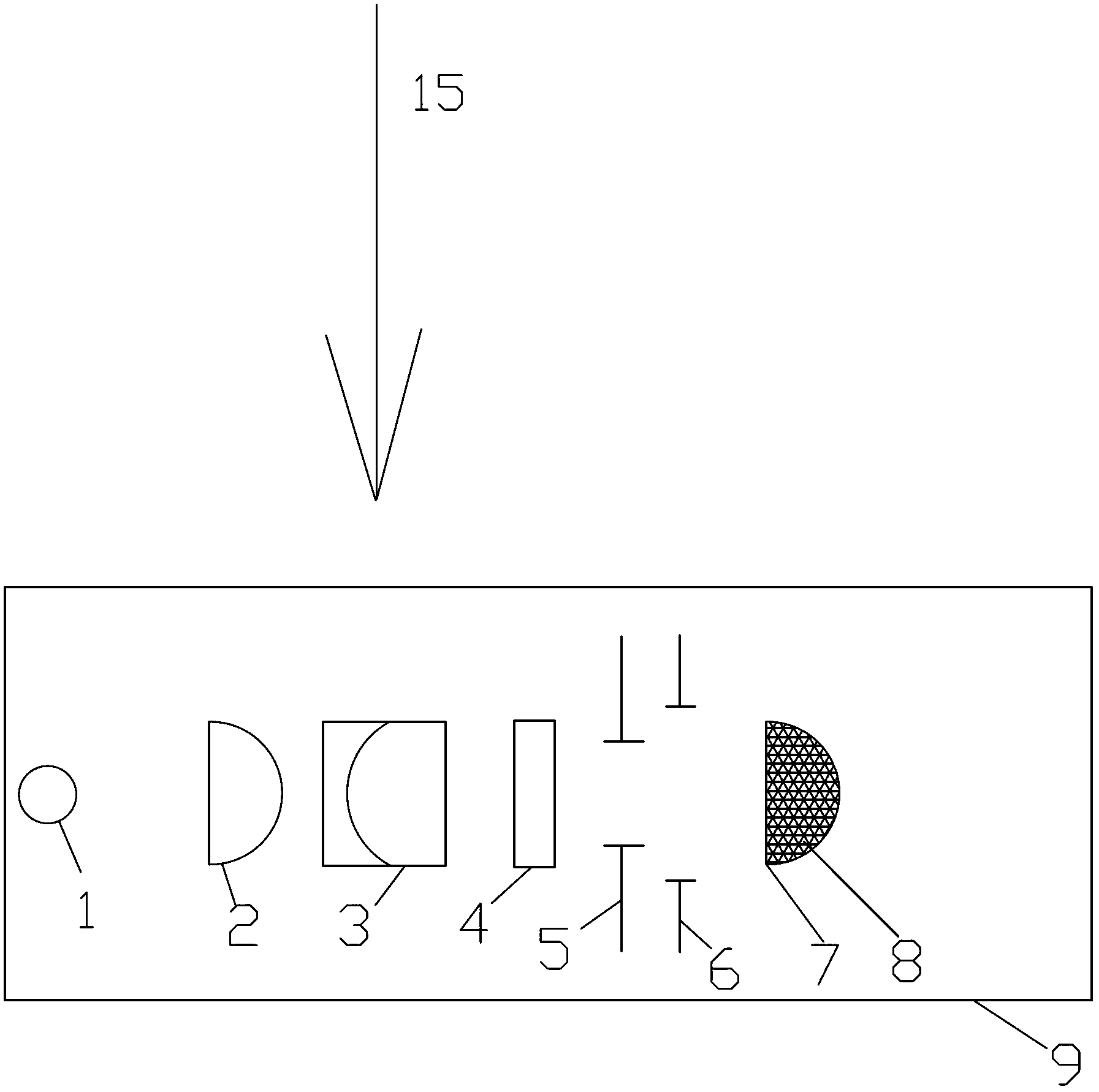 System and method for measuring weight of stacked objects by mesh-surface structure light