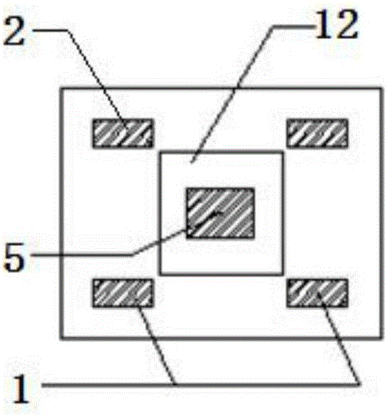 Transmission tower differential settlement deviation correction device