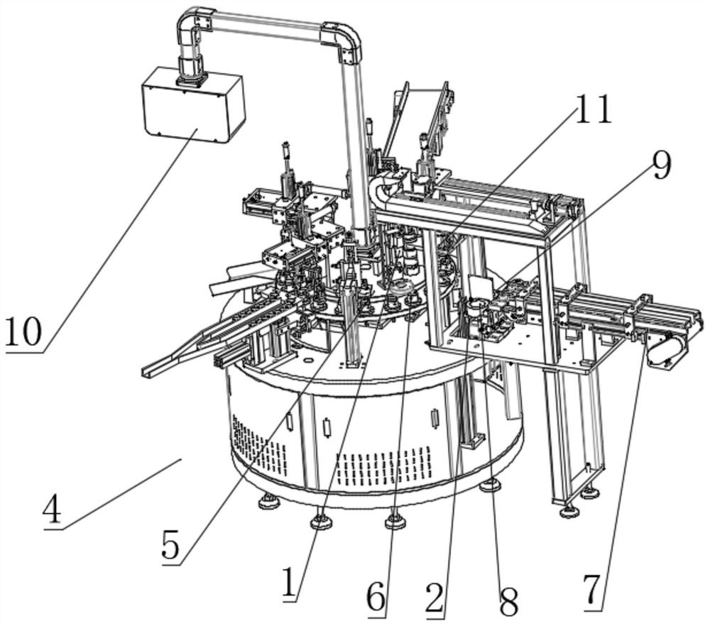 Visual bottle cap positioning system and visual bottle cap positioning method