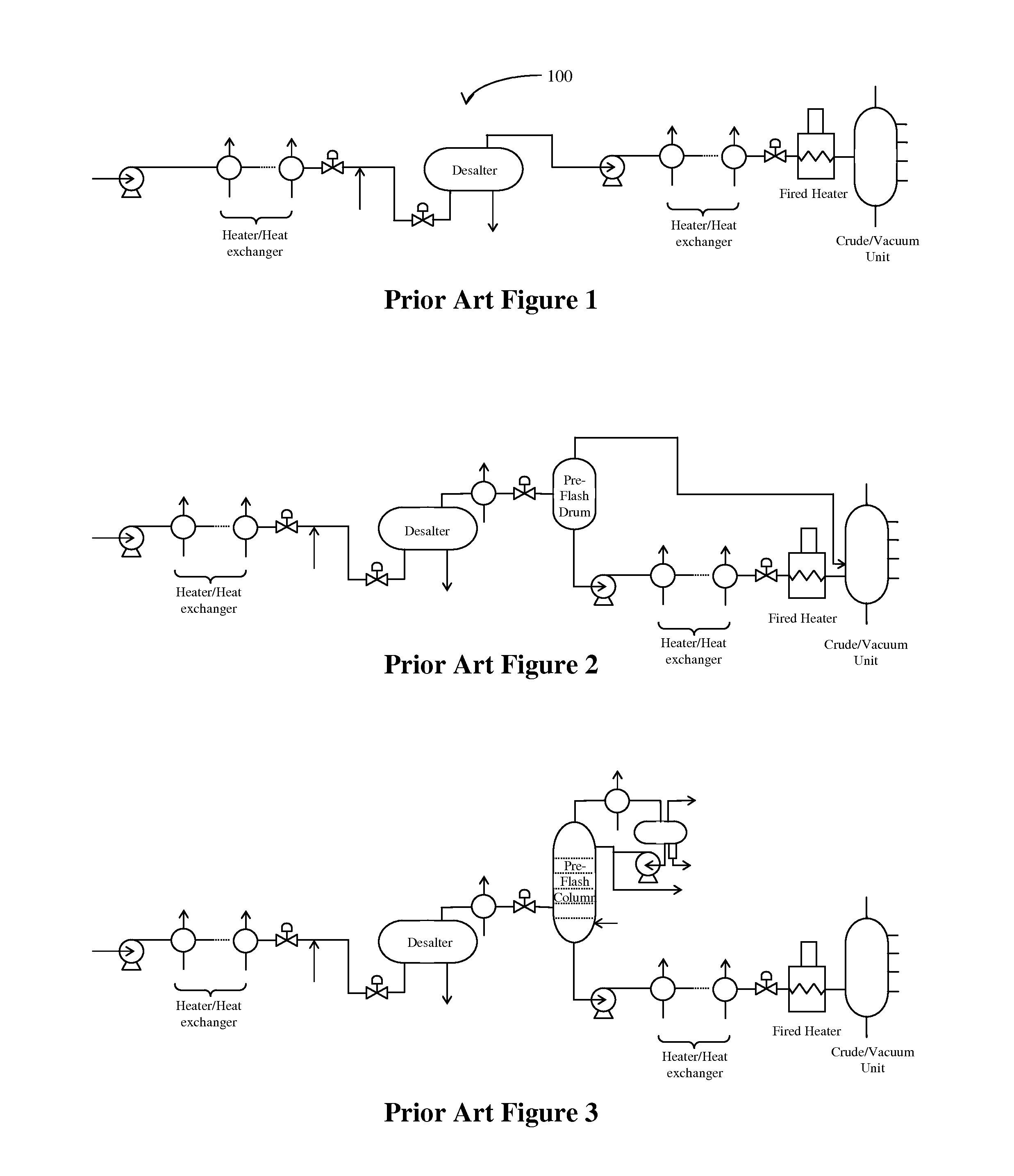 Multiple preflash and exchanger (MPEX) network system for crude and vacuum units