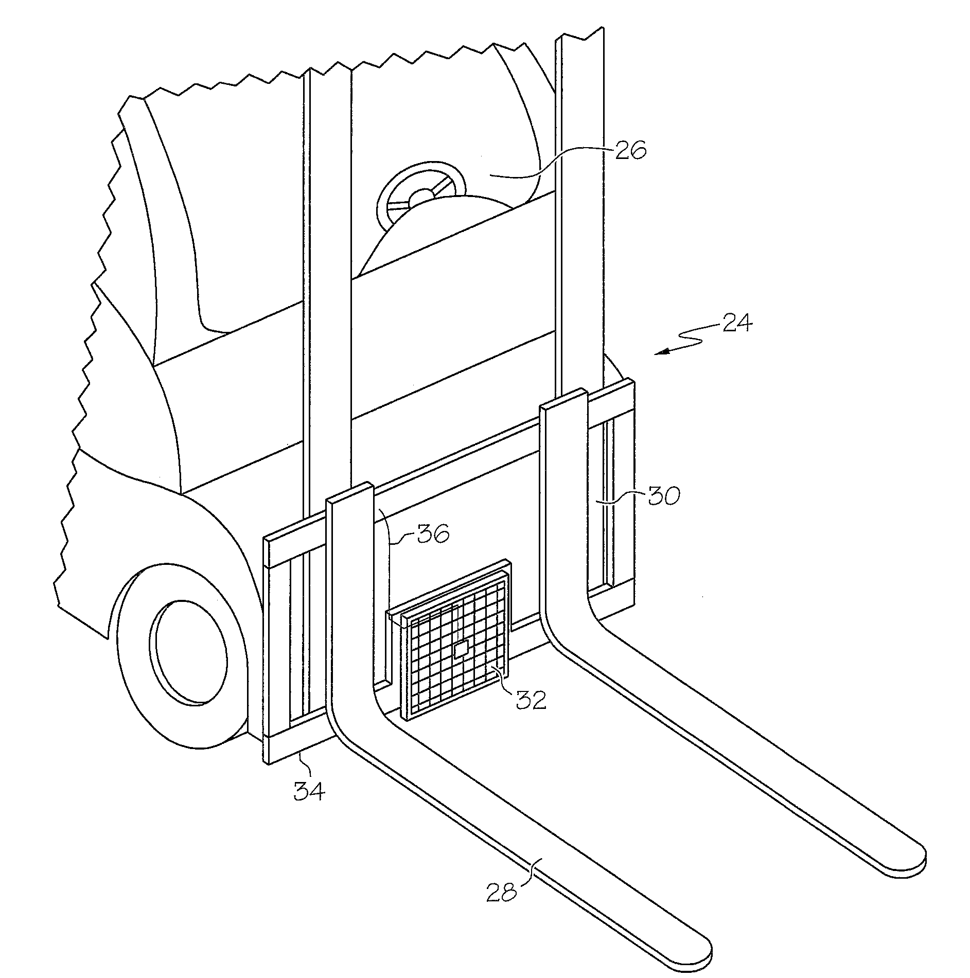 Industrial truck with at least one antenna for sending and receiving data