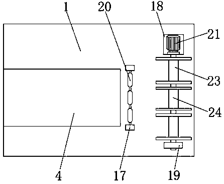 An adjustable cable peeling device