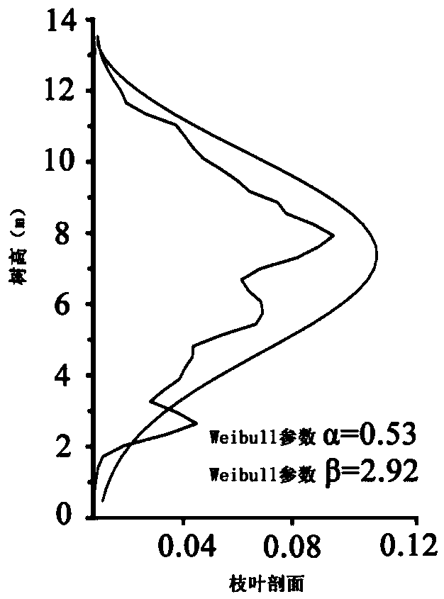 Method for inverting forest structure parameters of artificial forest based on unmanned aerial vehicle laser radar