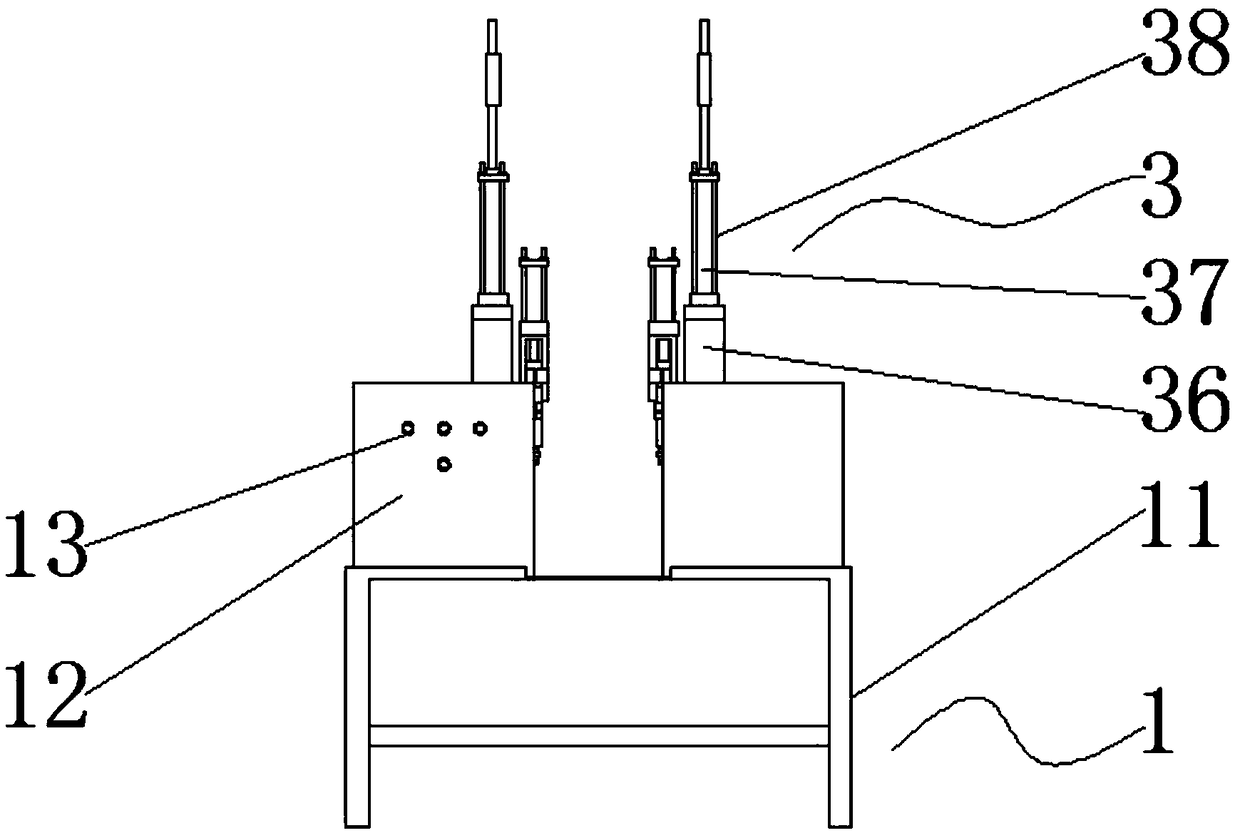 Barrel handle end forming machine