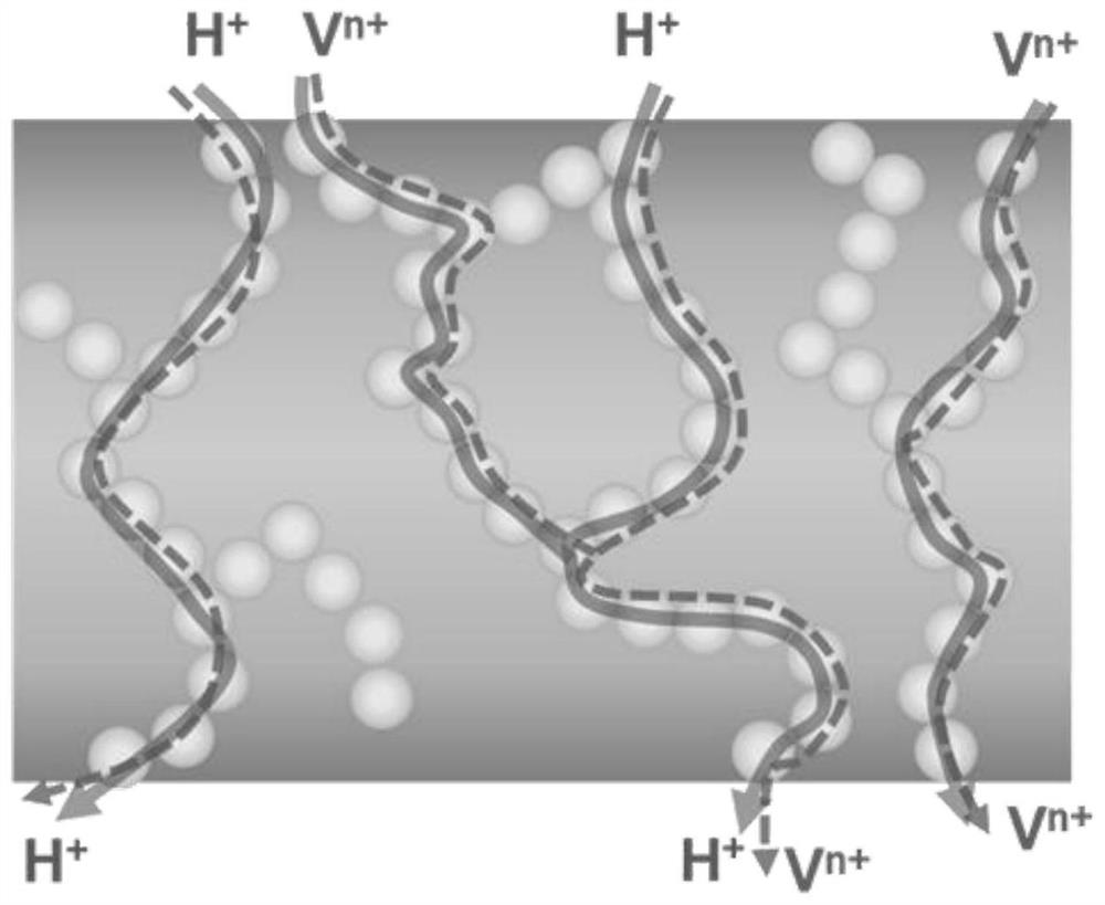 A kind of mixed matrix type cation exchange membrane and preparation method thereof