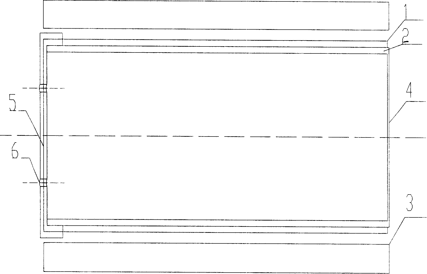 A magnetic shielding device with multi-layer compound structure for shielding strong magnetic field