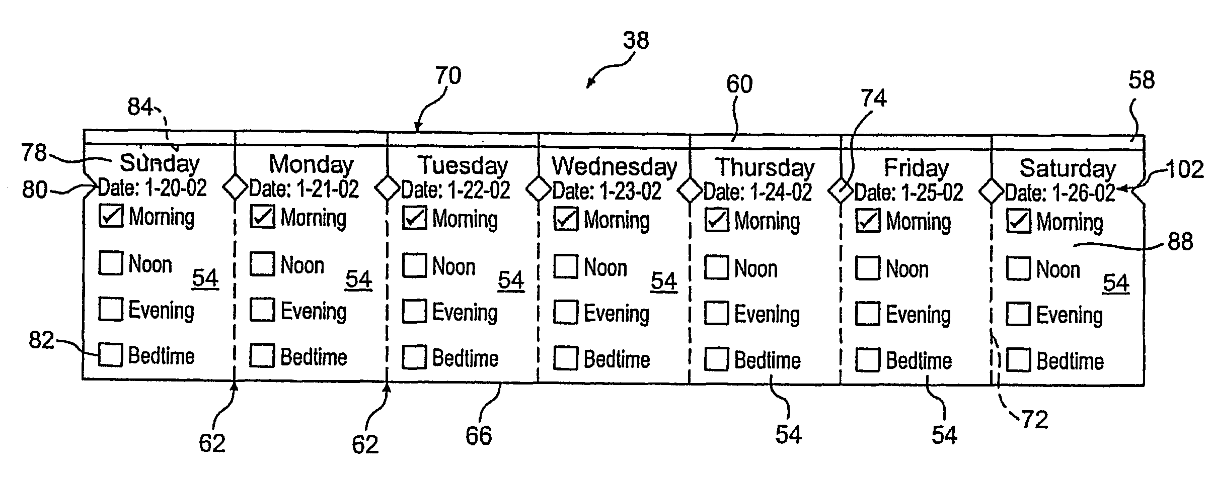 Medication organizing system