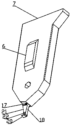 Hole sowing device of seeder