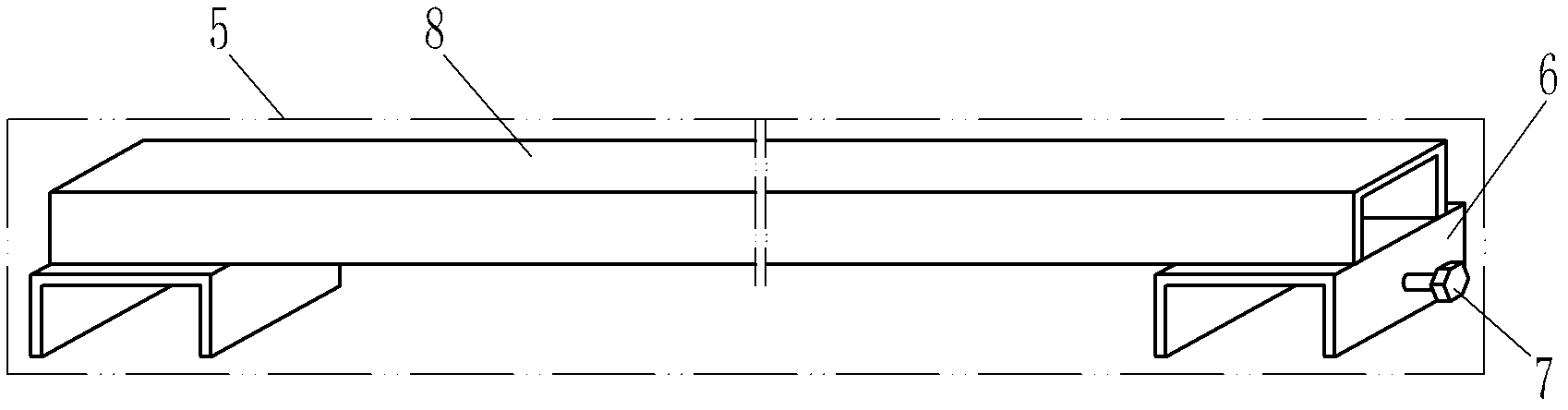 Surface formwork system for building with frame structure and application thereof