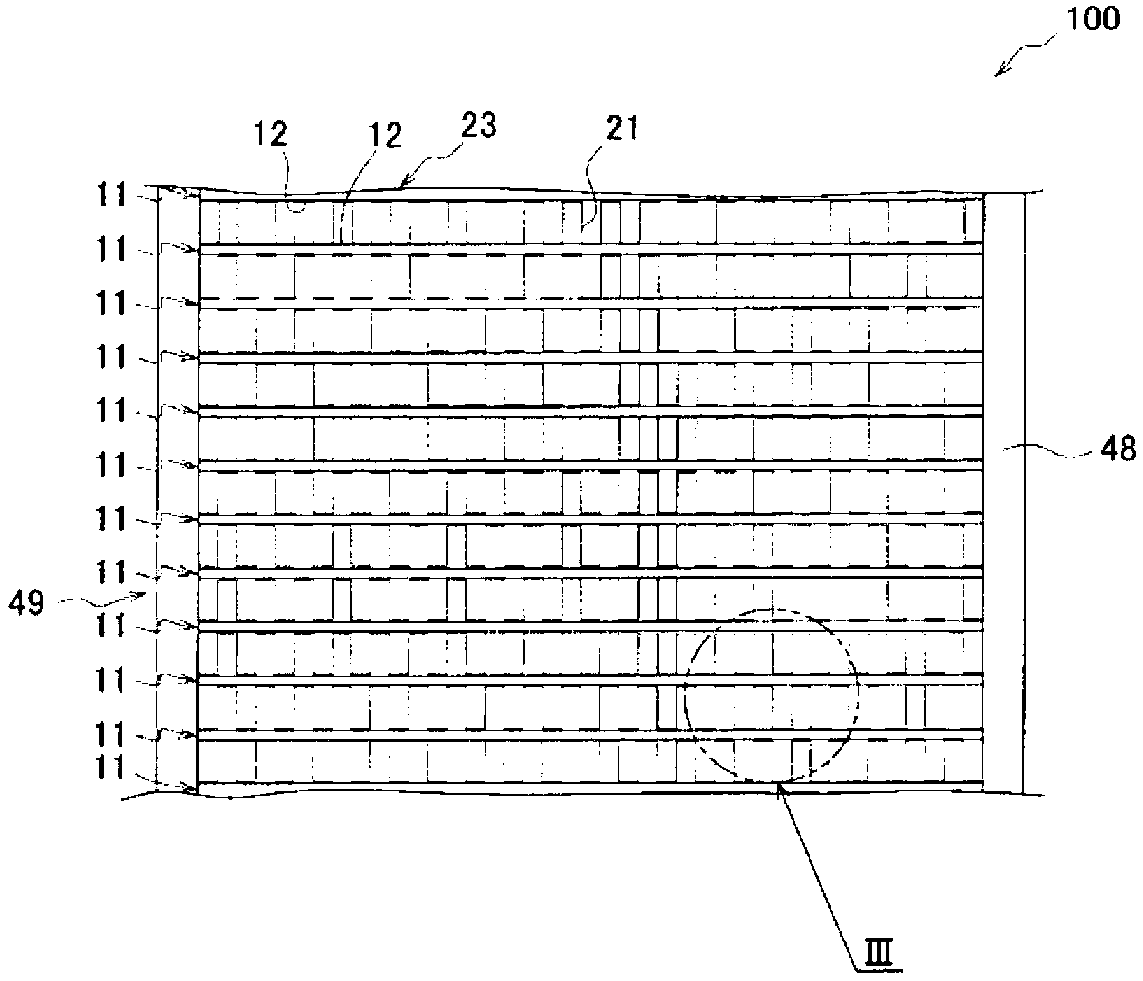 Bending processing method of heat exchanger