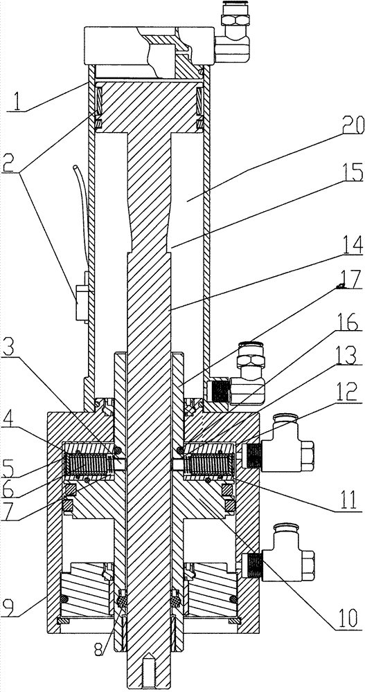 Energy-saving combined cylinder