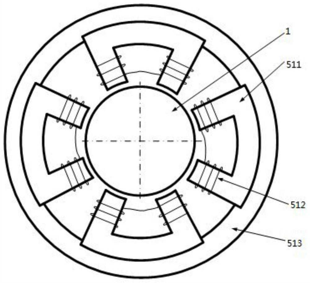 Active control device for propeller shaft transverse vibration