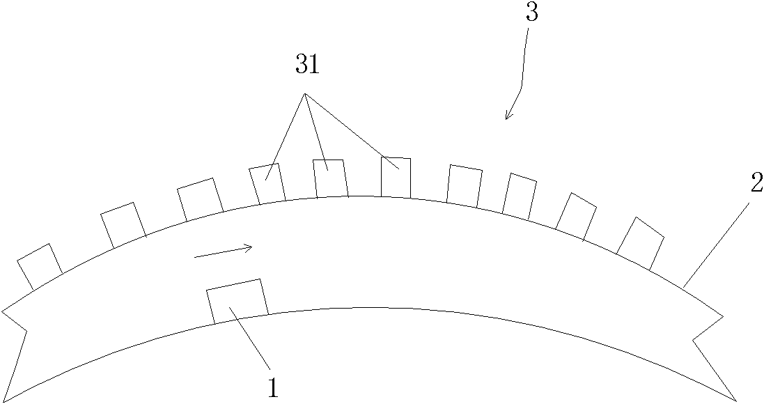 Method for controlling moving slide block on curved surface