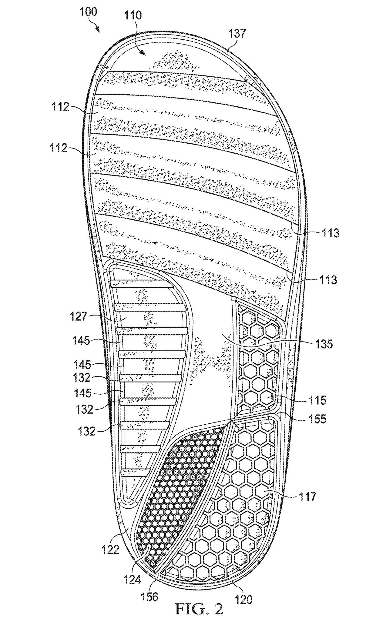 Sandal with Cushioning and Contoured Support