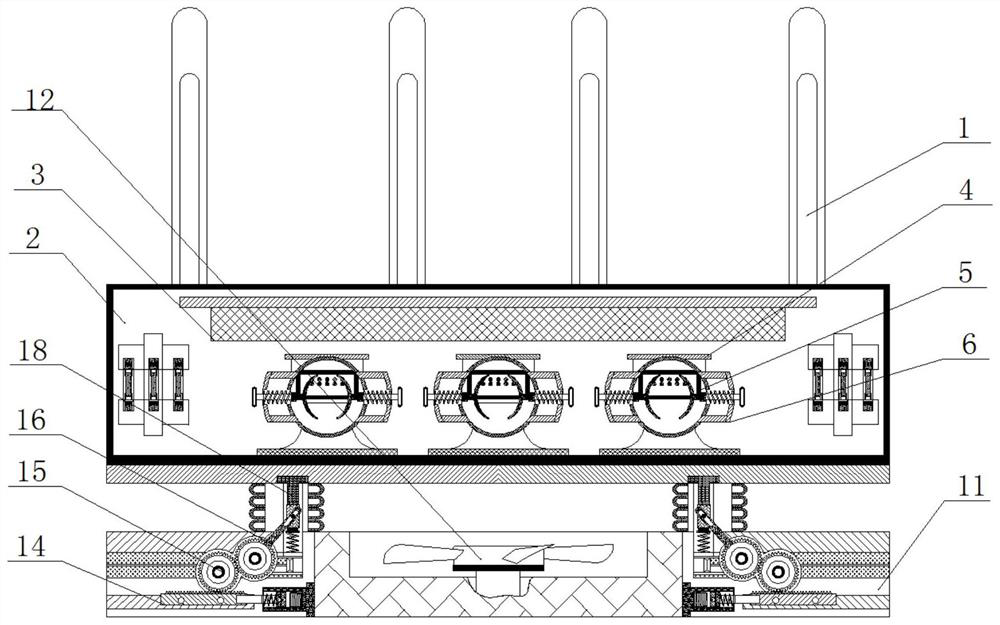 Intelligent manufacturing adjustable router for network technology