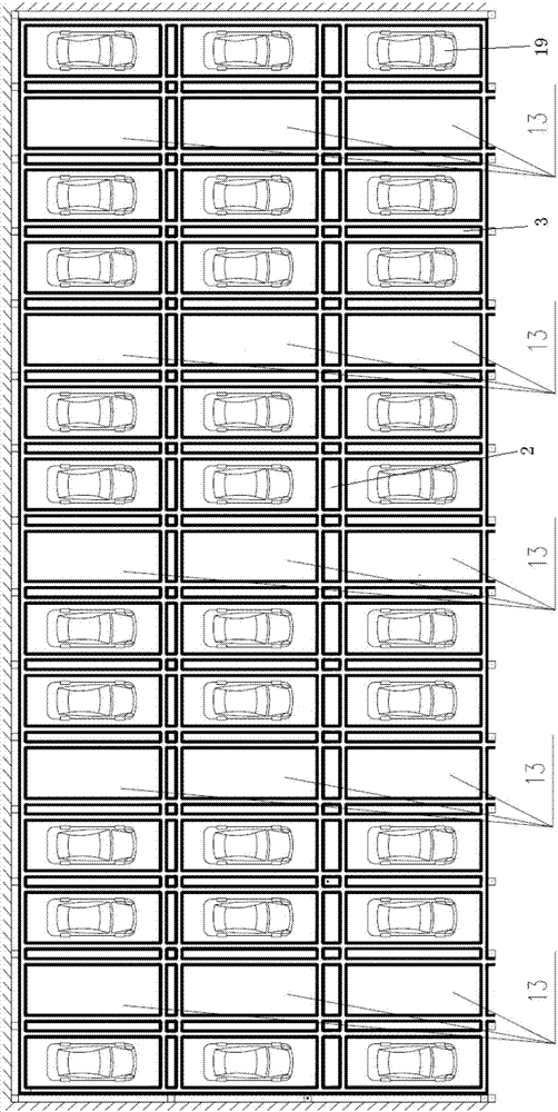 Intelligent centralized stereo parking garage and access method thereof