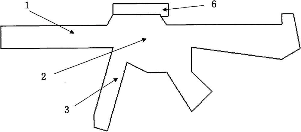 Gun intelligent aiming correction system module and its correction method