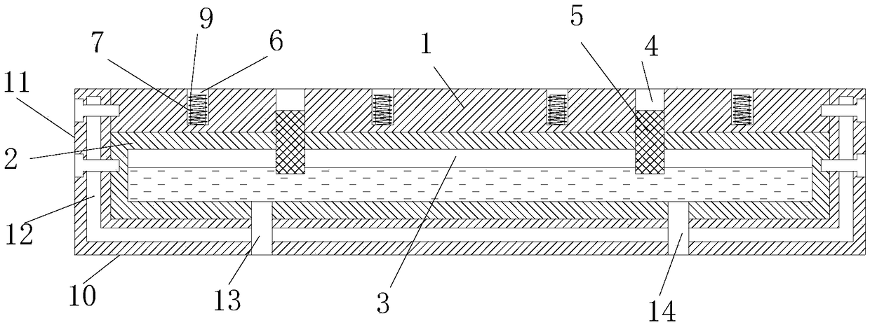 Constant-temperature heating platform for vulcanization