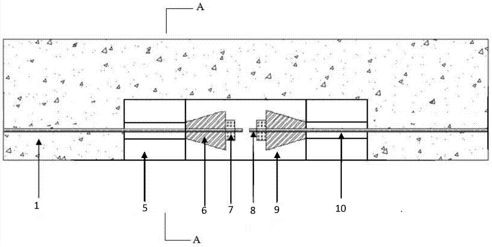 A shield tunnel segment two-way prestressed reinforcement device and construction method