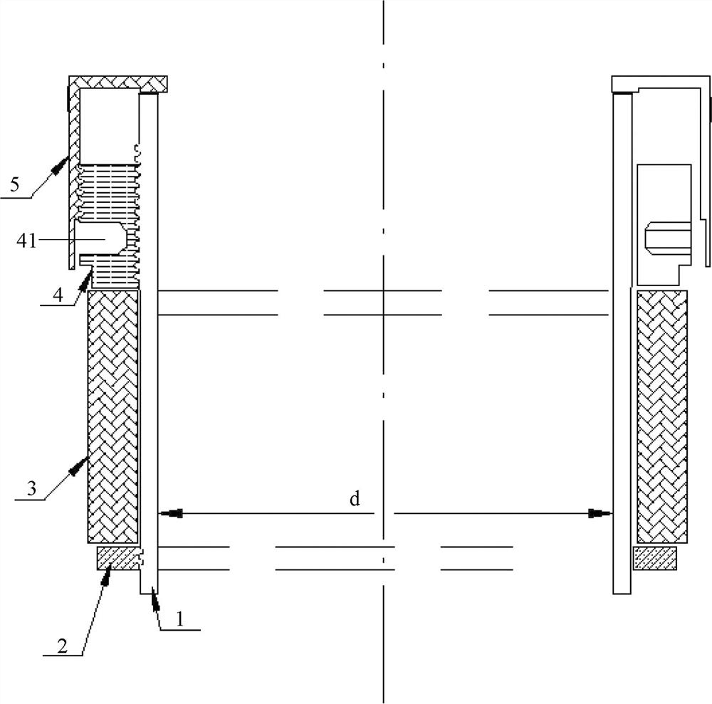 Concrete structure post-positioned instant sealing sleeve assembly and using method thereof