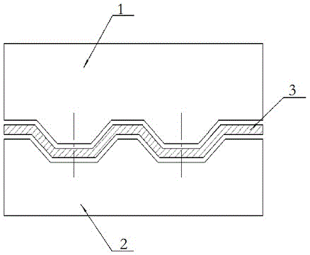 Measuring method for mold clearance of plate molding of plate type heat exchanger