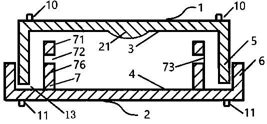 Split-out anti-leakage anti-skid visible sector counting surface sampling culture dish