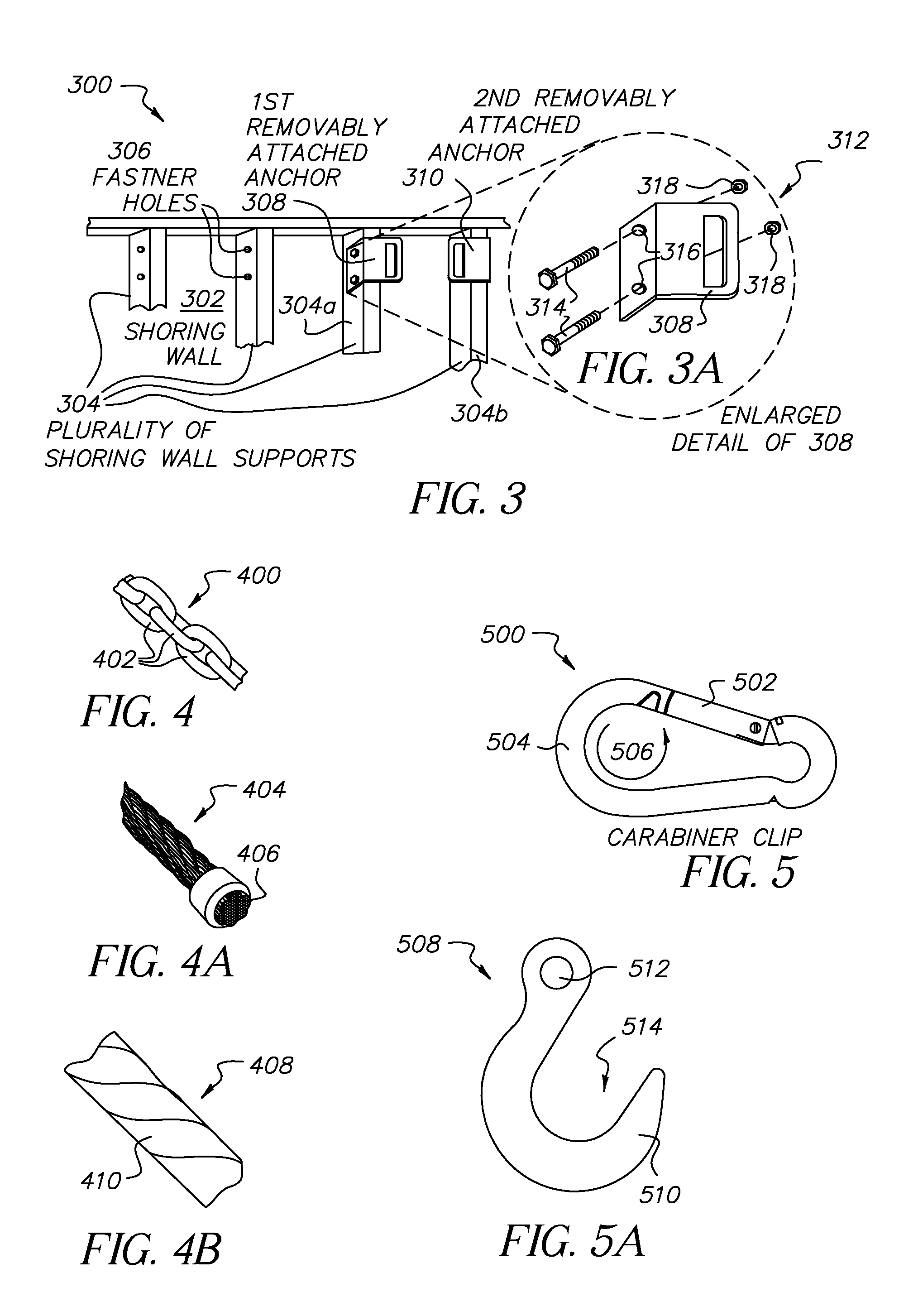 Apparatus for detachably securing a ladder to a shoring structure and method of use thereof