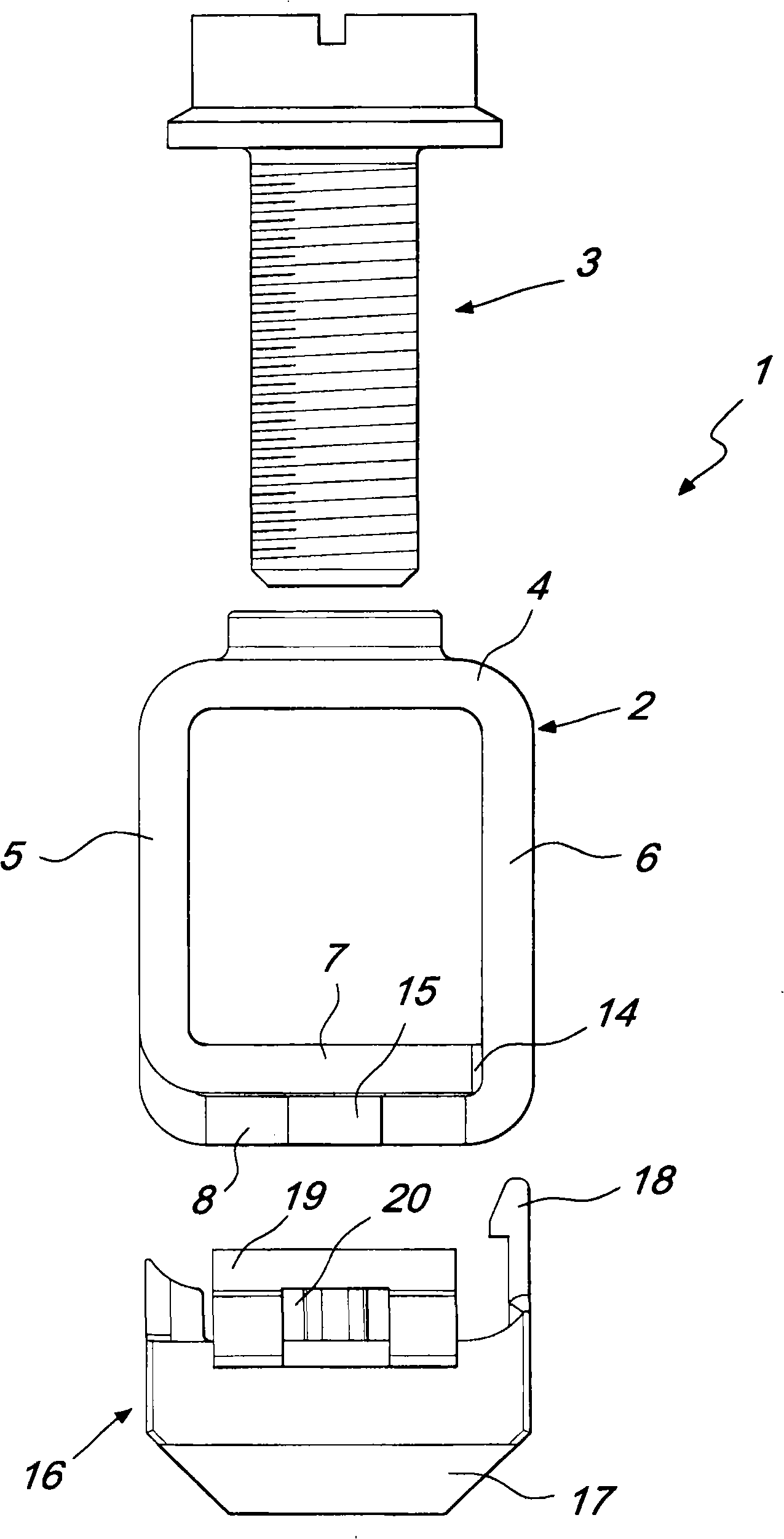 Improved terminal, particularly for automatic circuit breakers