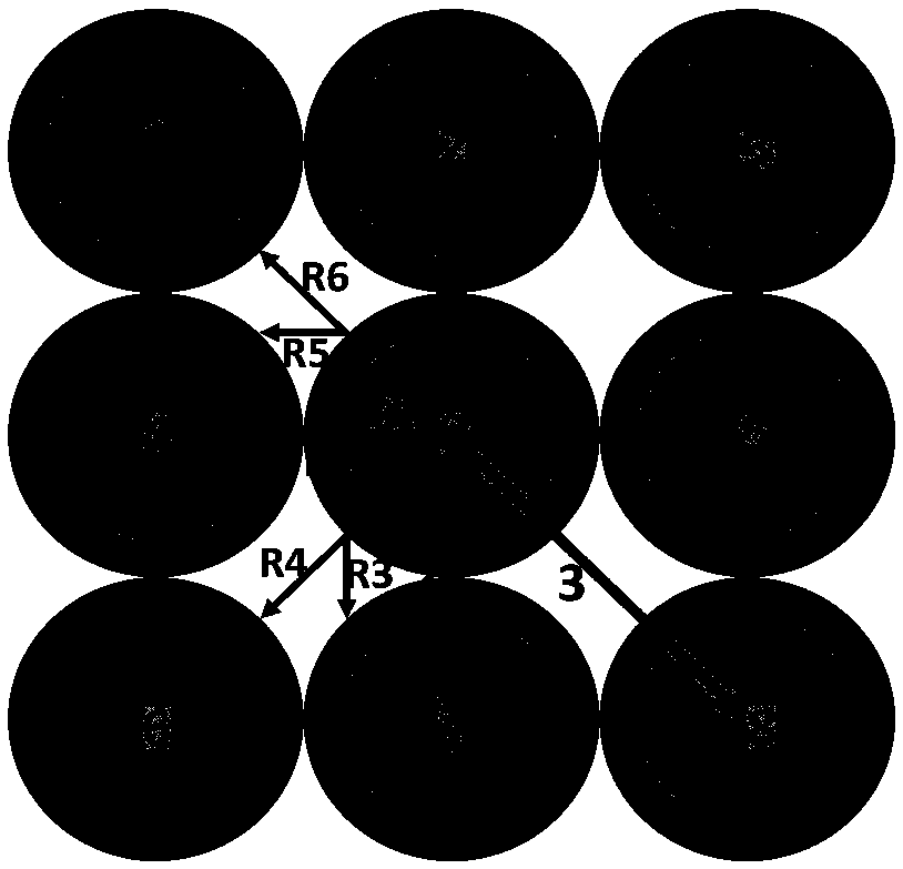 A method for calculating temperature field of multi-turn densely wound coil by combining thermal resistance network method with finite difference method