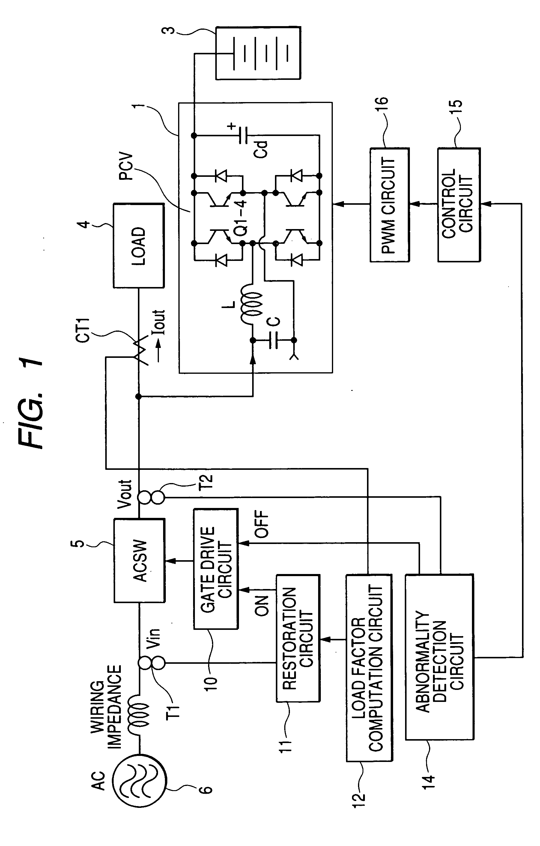 Uninterruptible power supply apparatus