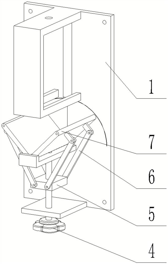 A chamfer processing device for metal sheet metal parts