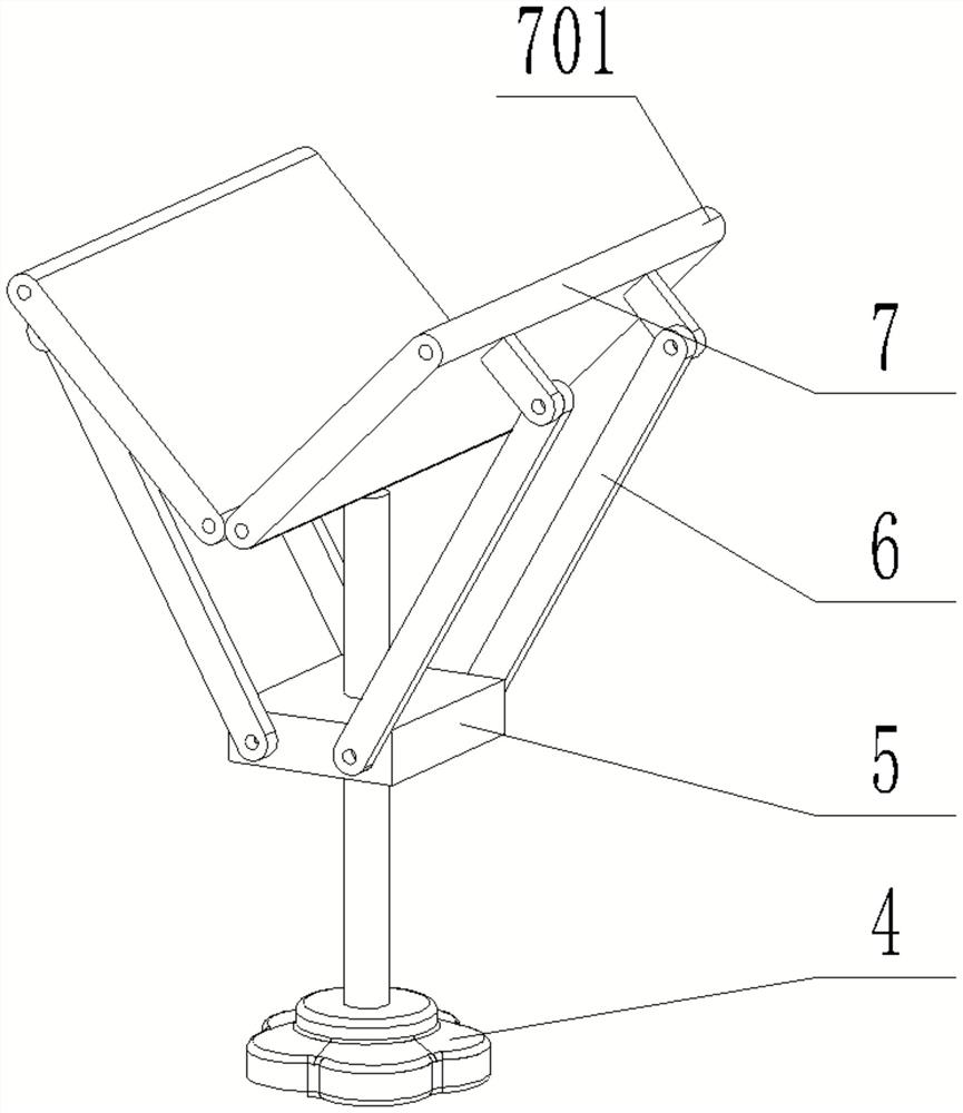 A chamfer processing device for metal sheet metal parts