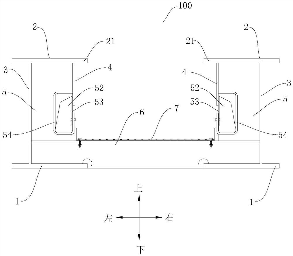 Rail beam for rail vehicle, rail beam unit, and rail beam