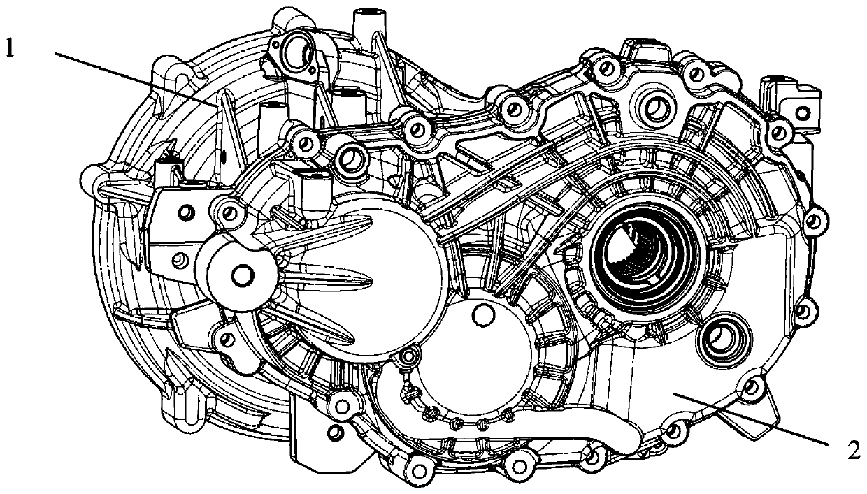 Reduction gearbox lubricating oil supply device