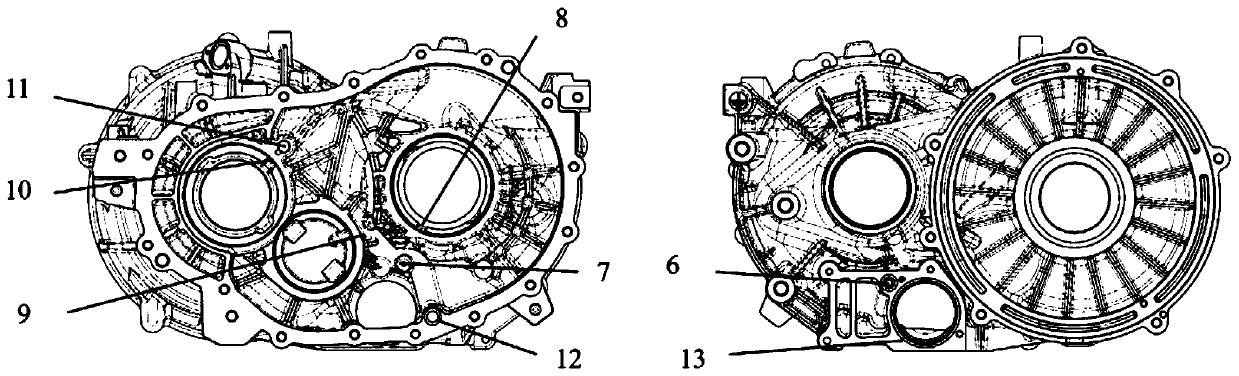 Reduction gearbox lubricating oil supply device