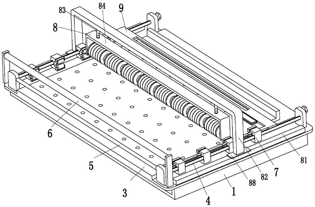 Automatic outer surface mulch applicator for color steel plate manufacturing