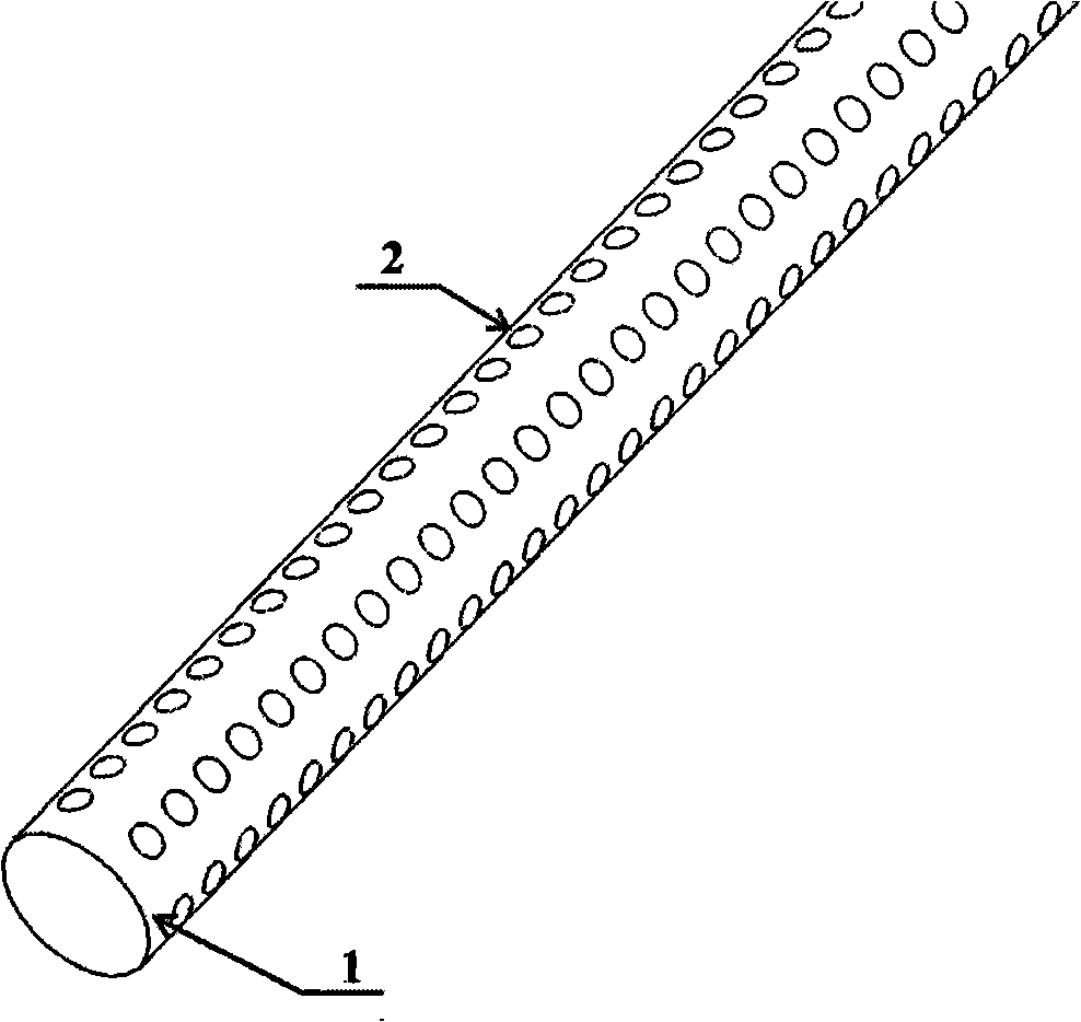 T cell type reinforced heat exchanging tube