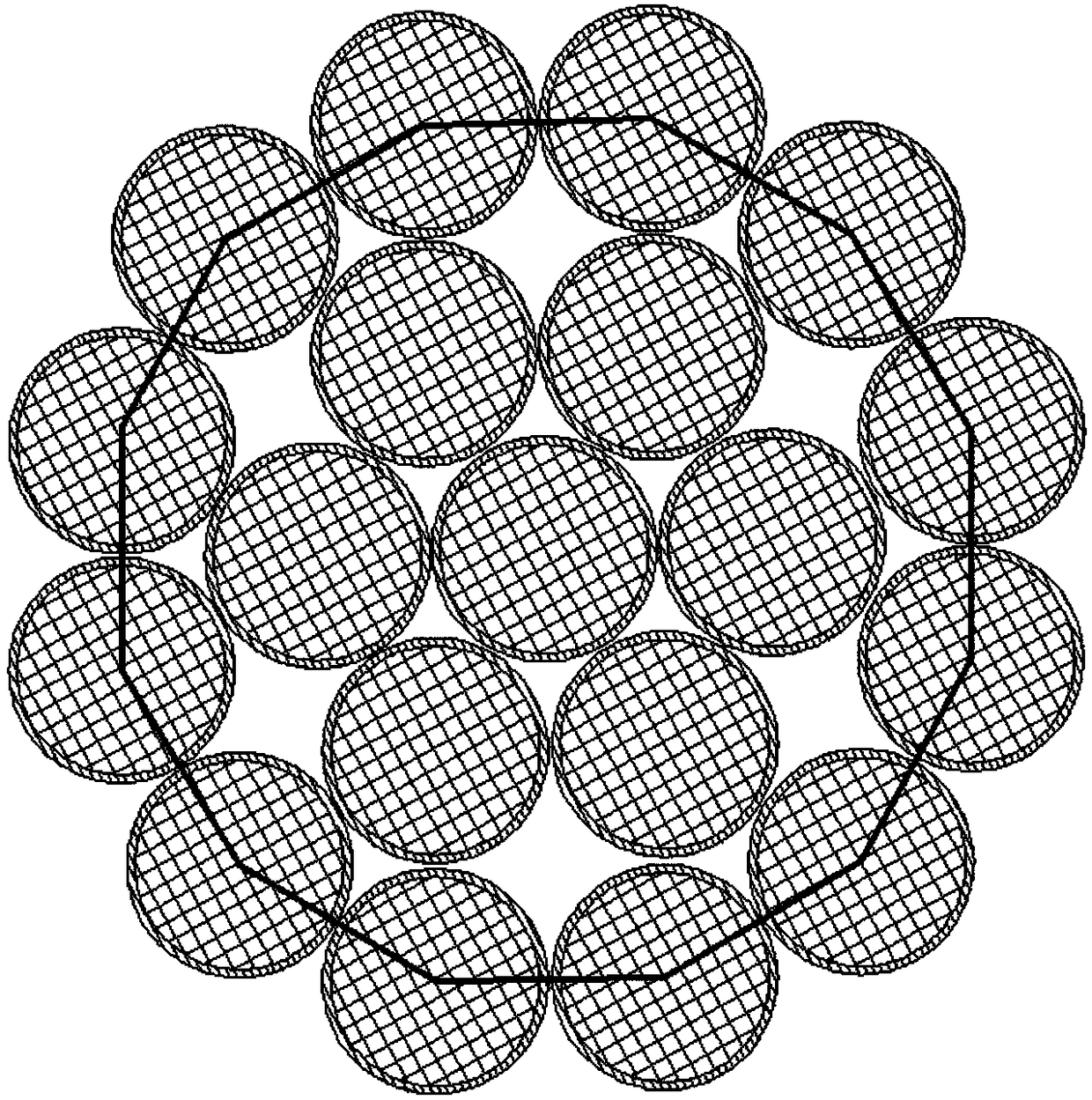 Ultra-flexible multi-strand combined carbon fiber composite core wire and manufacturing process thereof