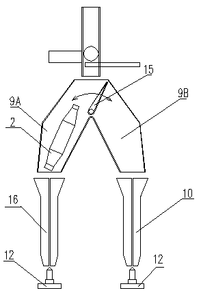 An automatic winding machine dual-channel intubation device and intubation method