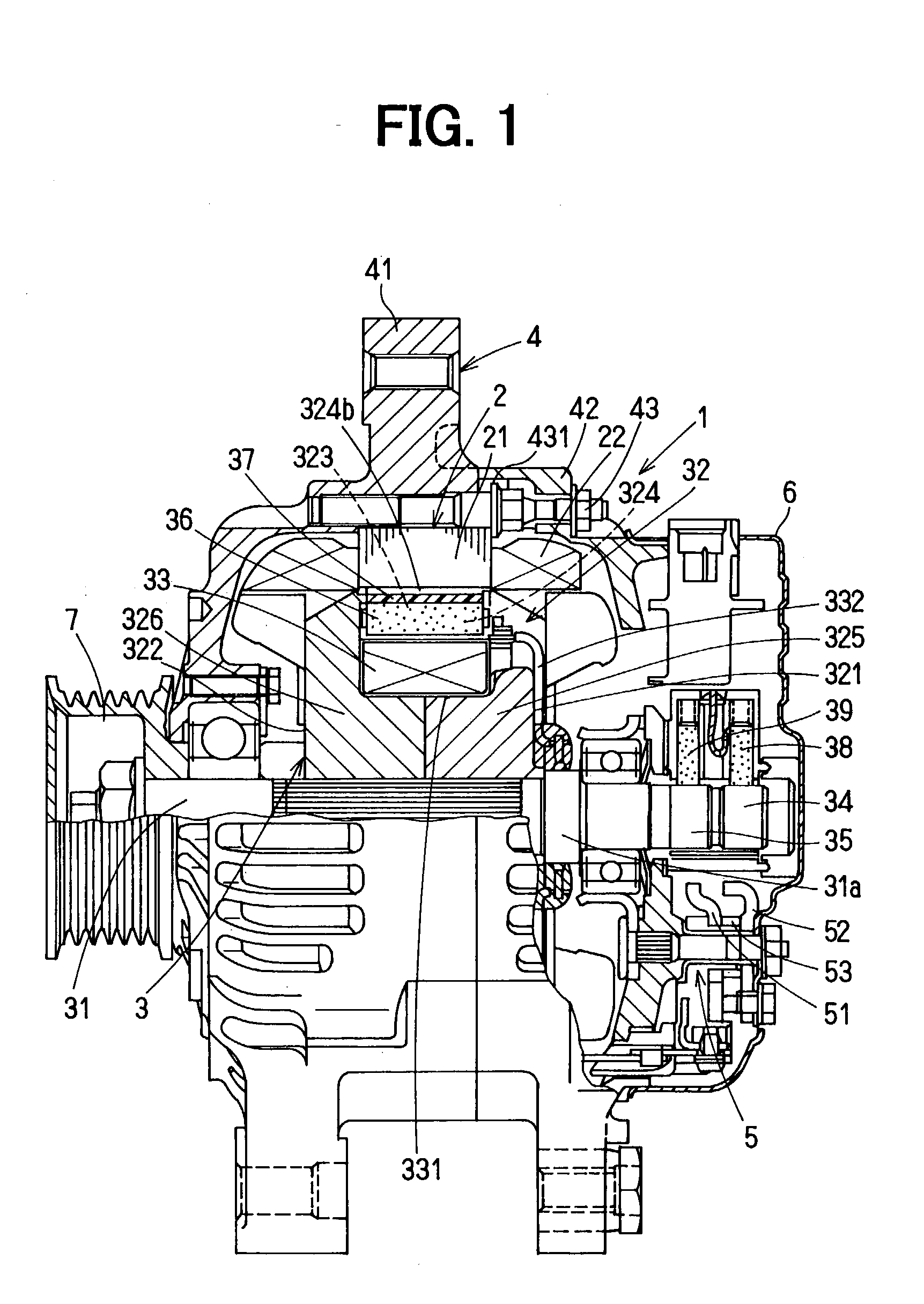 Rotating electric machine