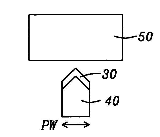 Heat assisted narrow pole design with trailing shield