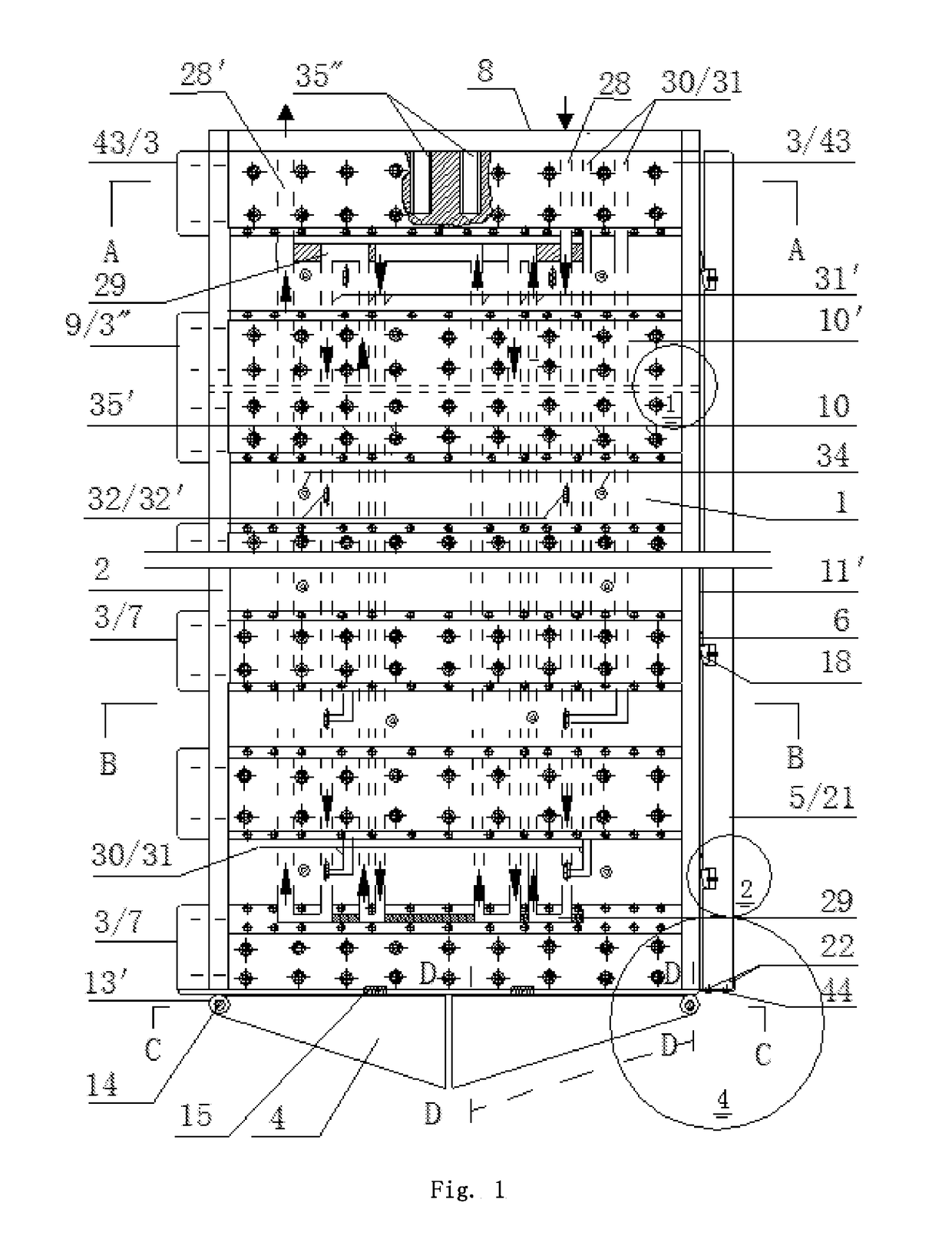 End point closing wall forming device of extrusion type underground diaphragm wall and method for operating same