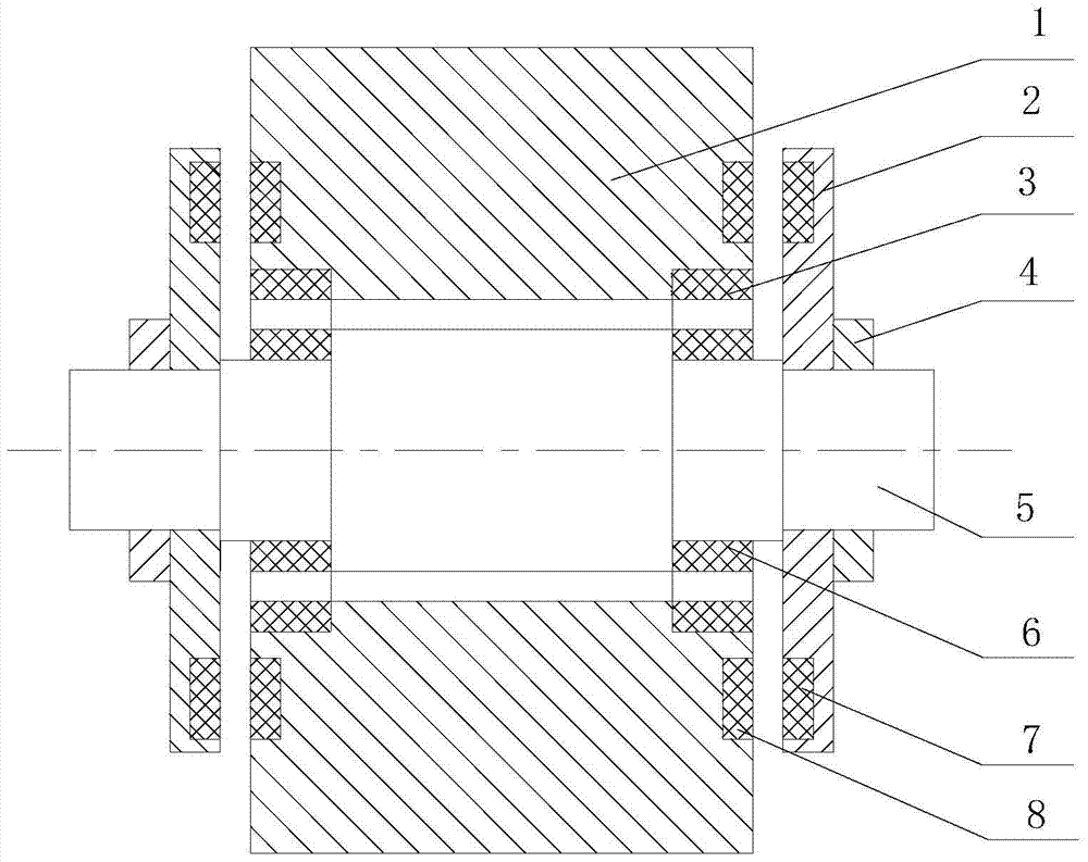 High reliability and long life gas dynamic pressure bearing