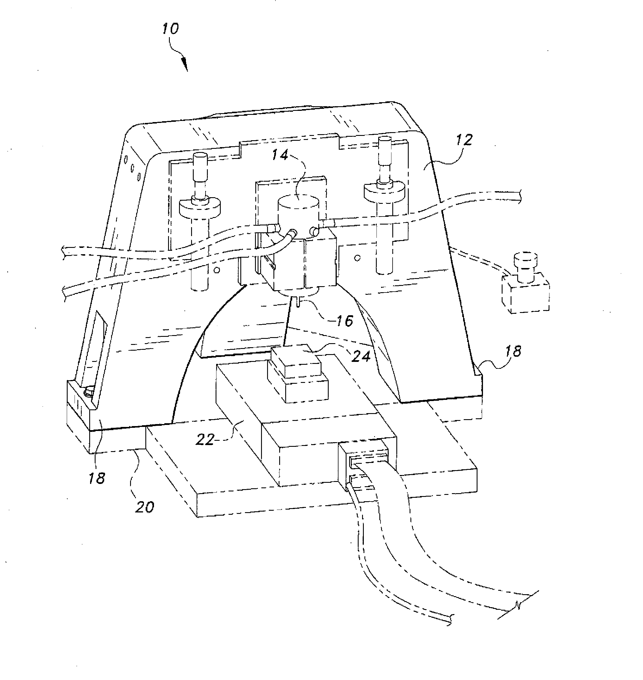 Desktop milling machine with ovate-shaped bridge